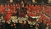 GOSSAERT, Jan (Mabuse) The High Council sdg painting